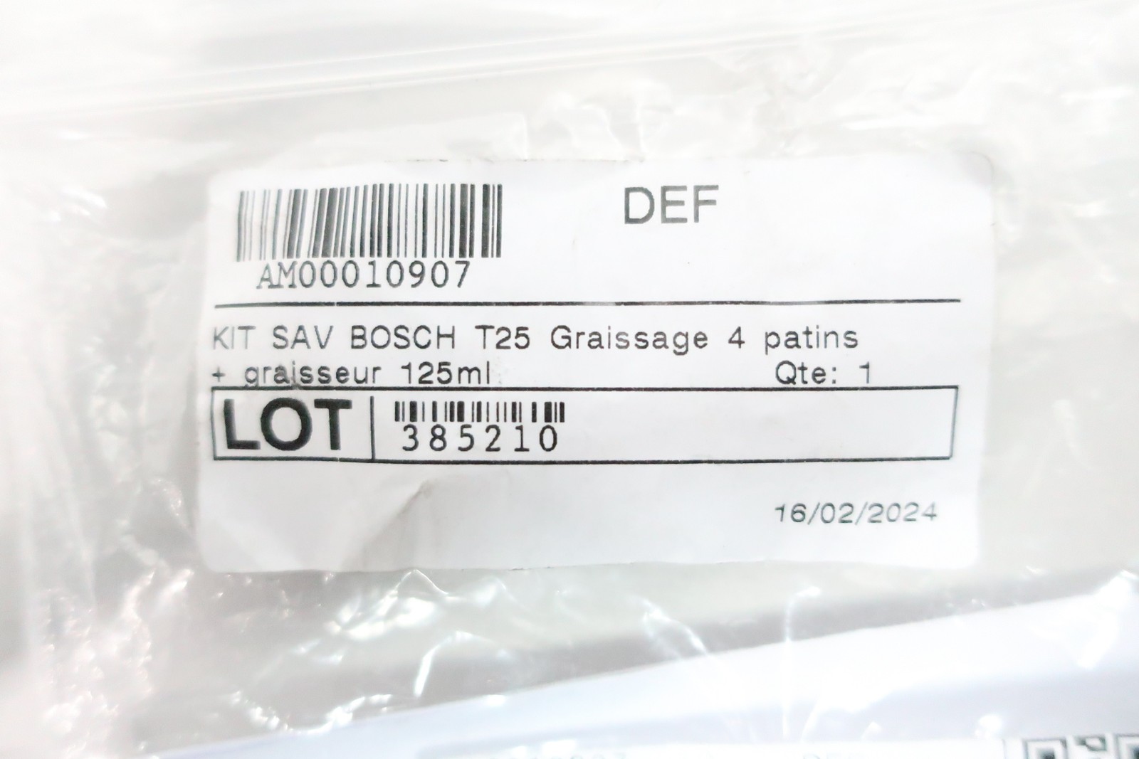Sepro AM00010907 Lubricator Kit