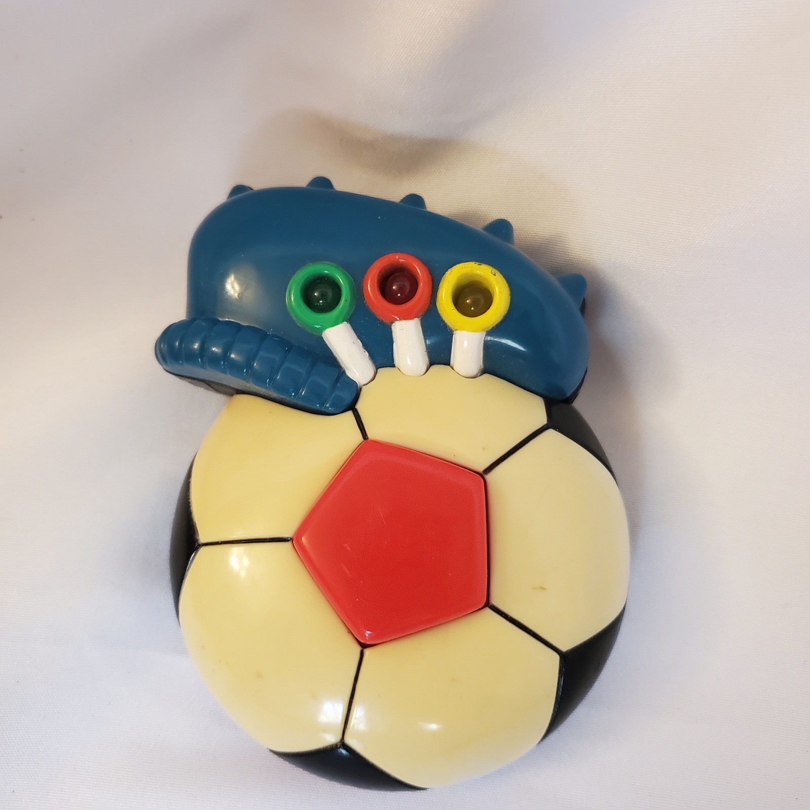 Vintage Electronic Soccer Ball 1997 Fun  musical magnet untested