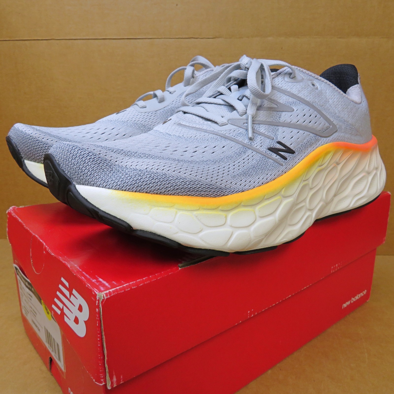 New Balance More v4 Running Shoes (Men's Size 10.5 D)...Mostly Gray Color