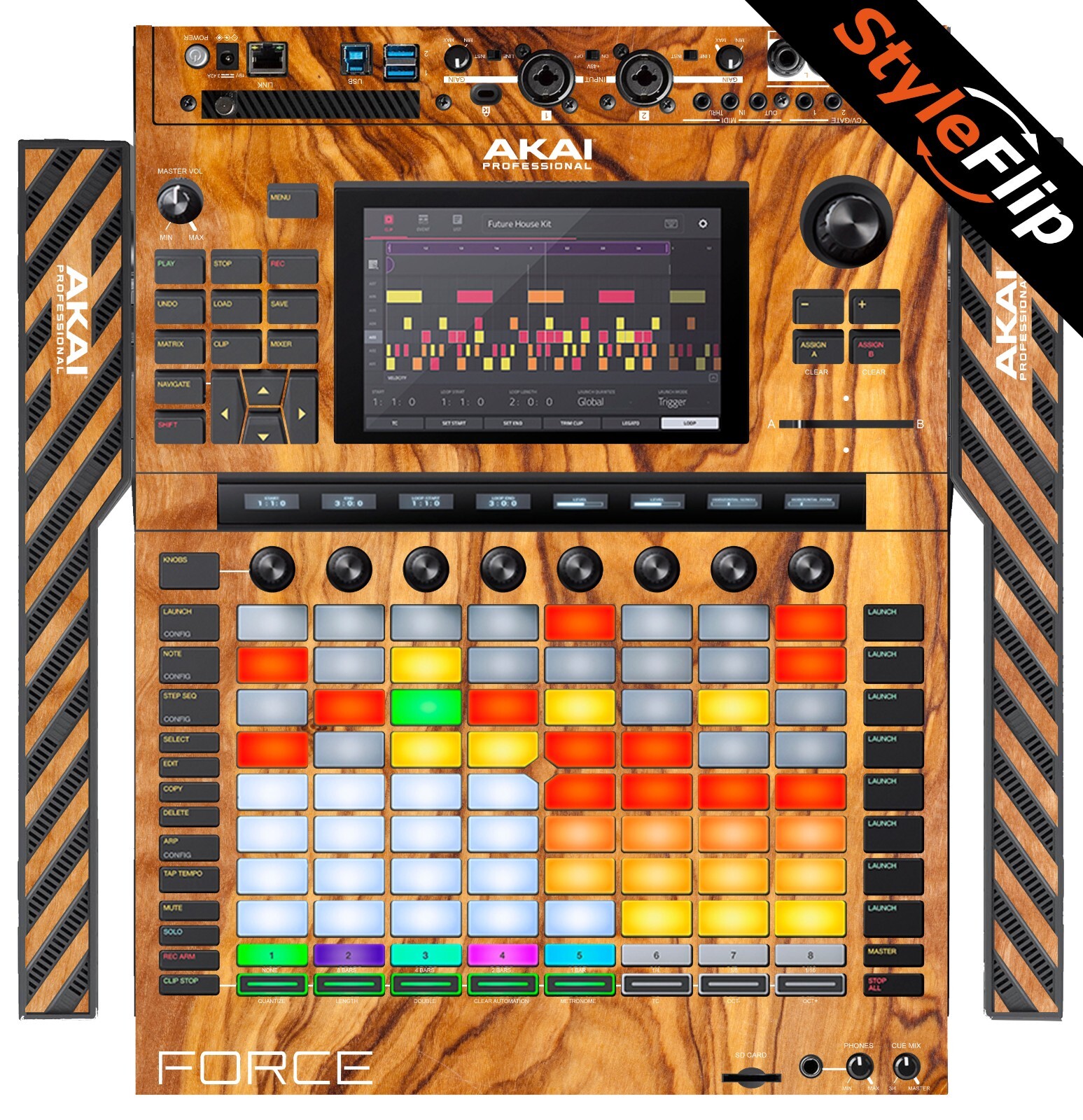 Akai Force Skin | Wood 6 | Protective Decal | StyleFlip Skins