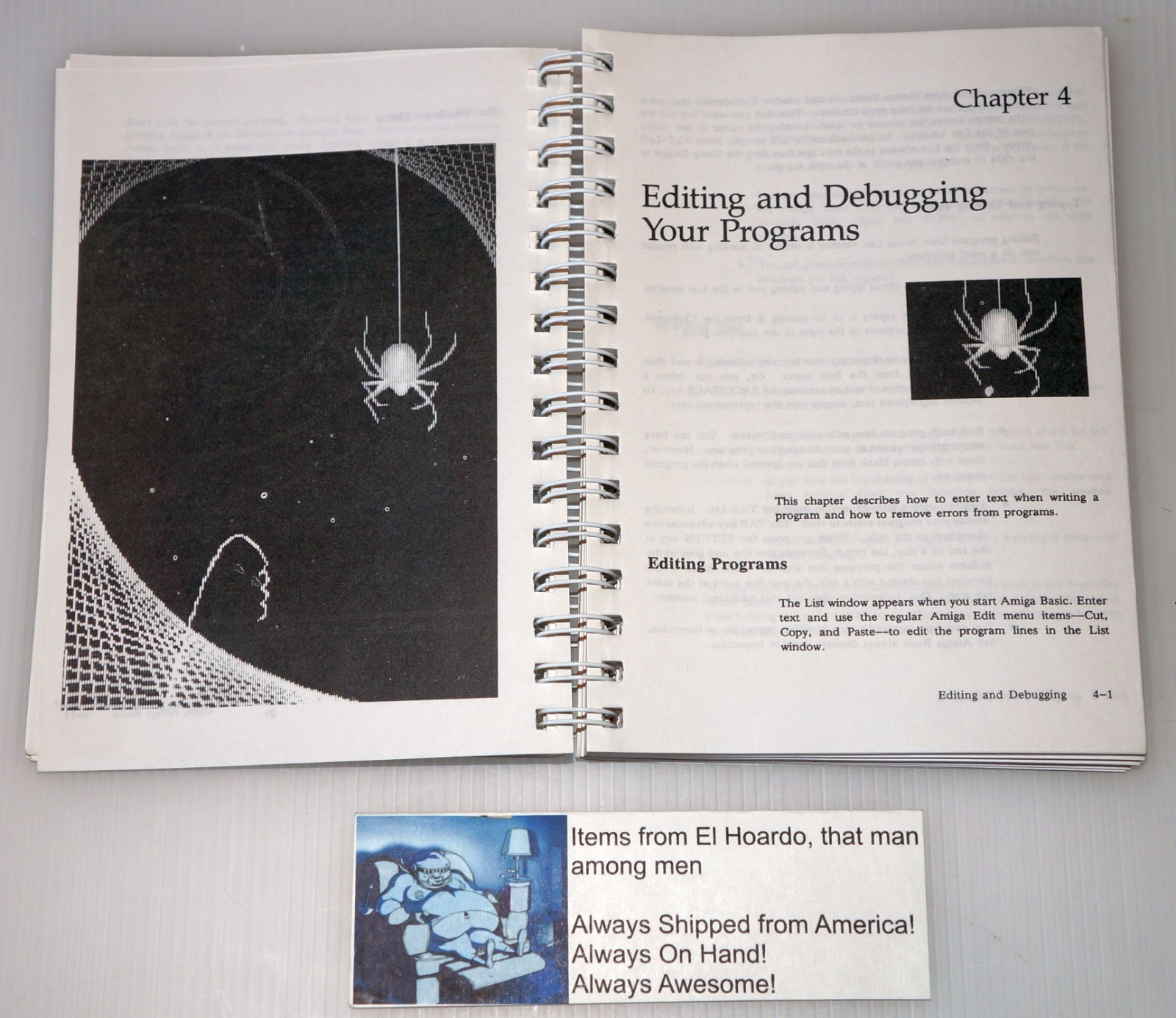 Amiga Basic User Manual 1985 Microsoft Commodore Amiga Programming Book Vintage