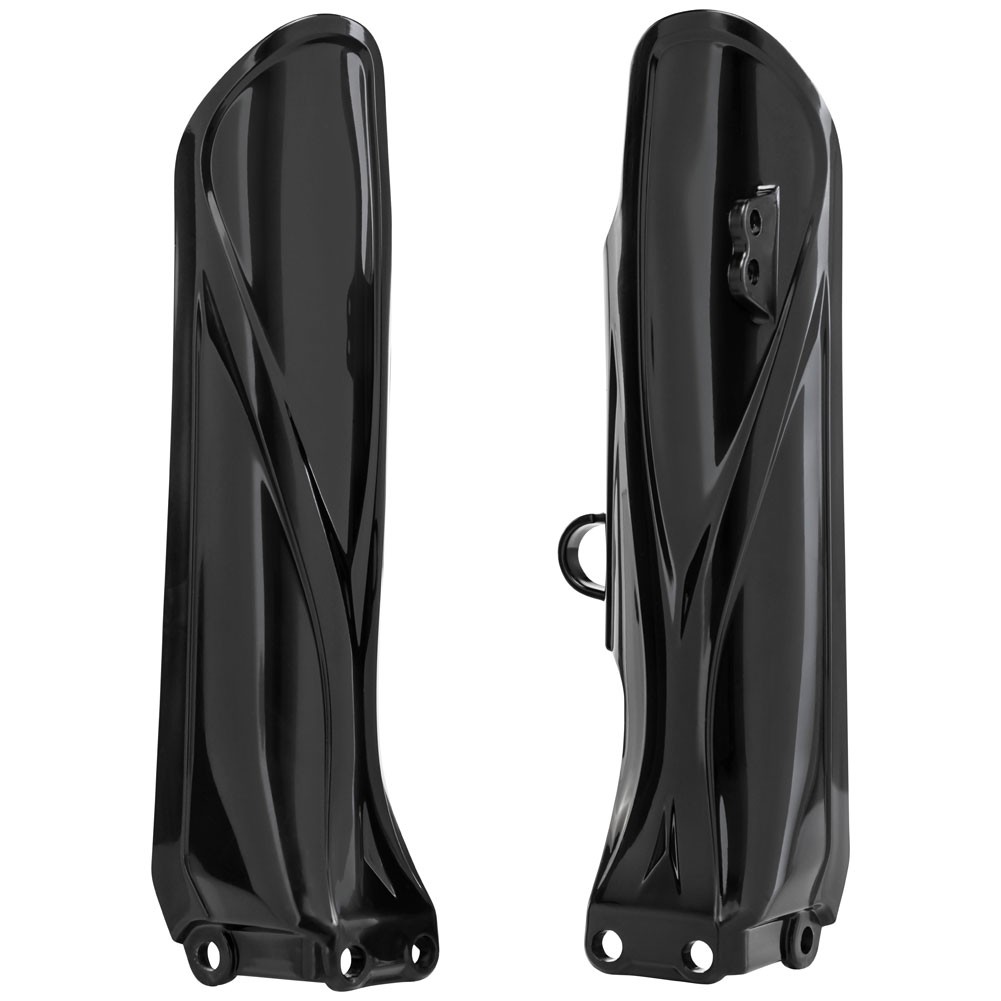 Acerbis Lower Fork Cover Set Black For Yamaha YZ85 2019-2026
