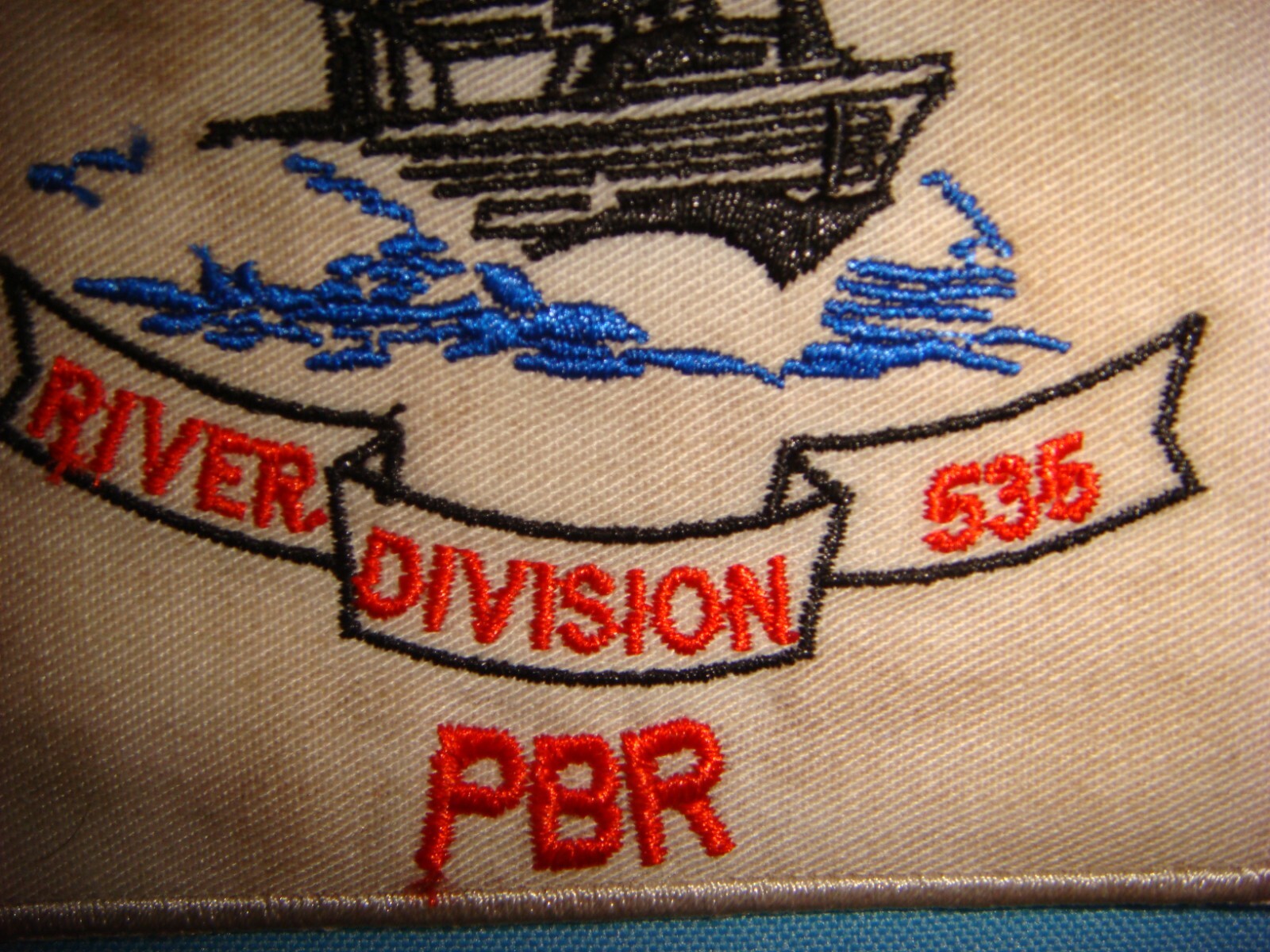 VIETNAM WAR PATCH, US NAVY RIVER DIVISION PBR 535