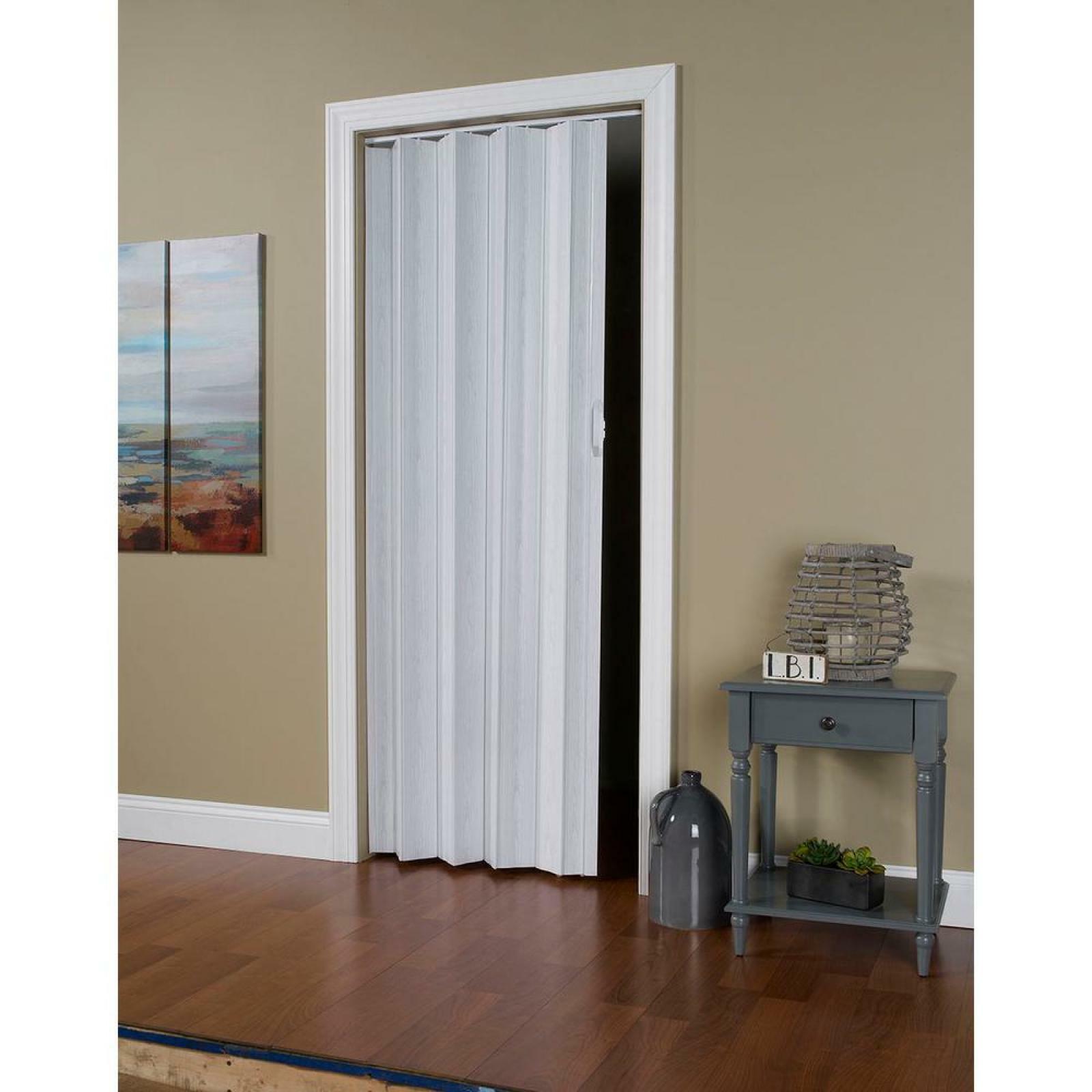 VINYL ACCORDION SLIDING DOOR Closet Home Room Folding Flexible Entryway 36 X 80