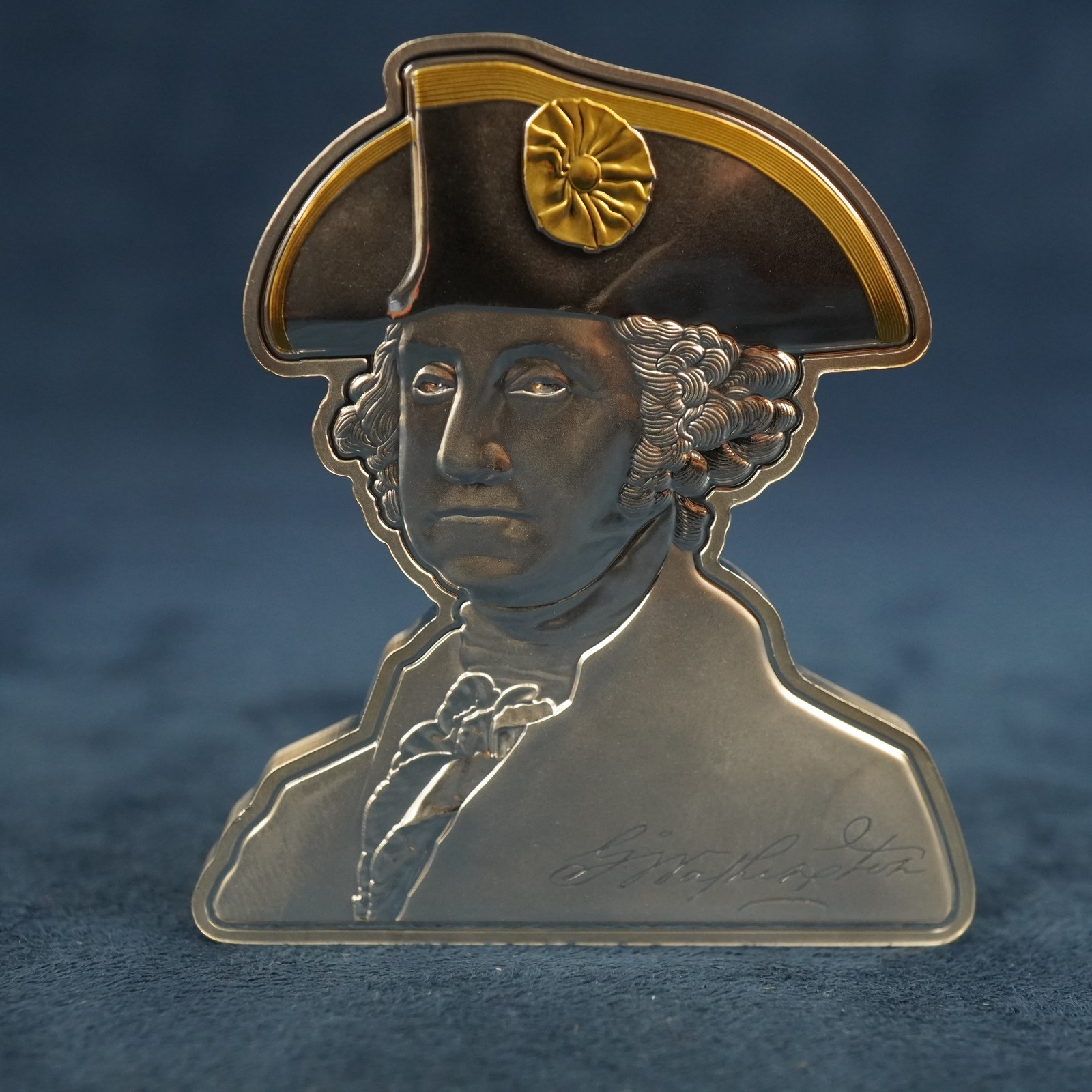2024 3oz Samoa George Washington Shaped Coin 225 Year - Free Shipping USA
