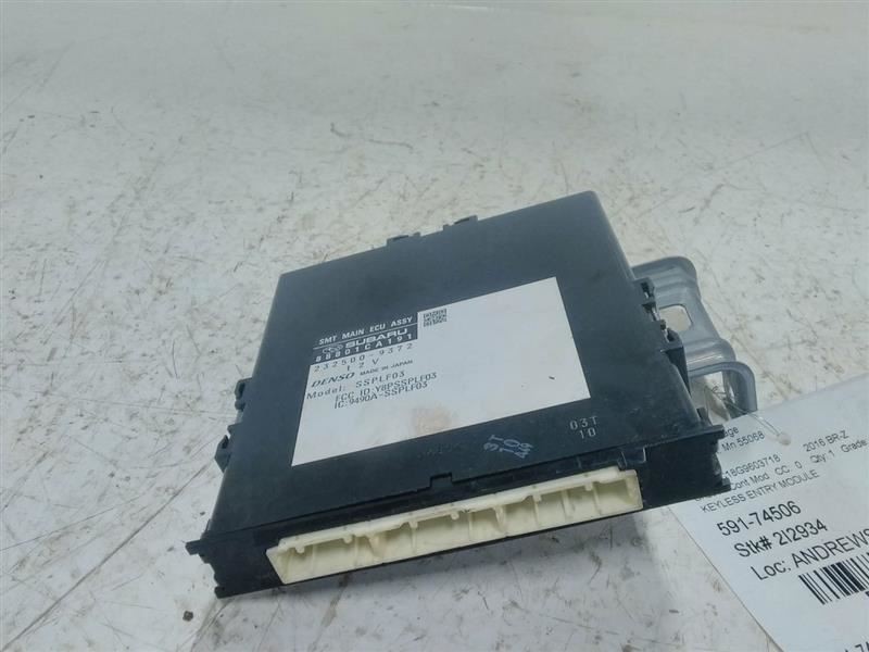 2016 Br-z Theft Module Sku#3353715