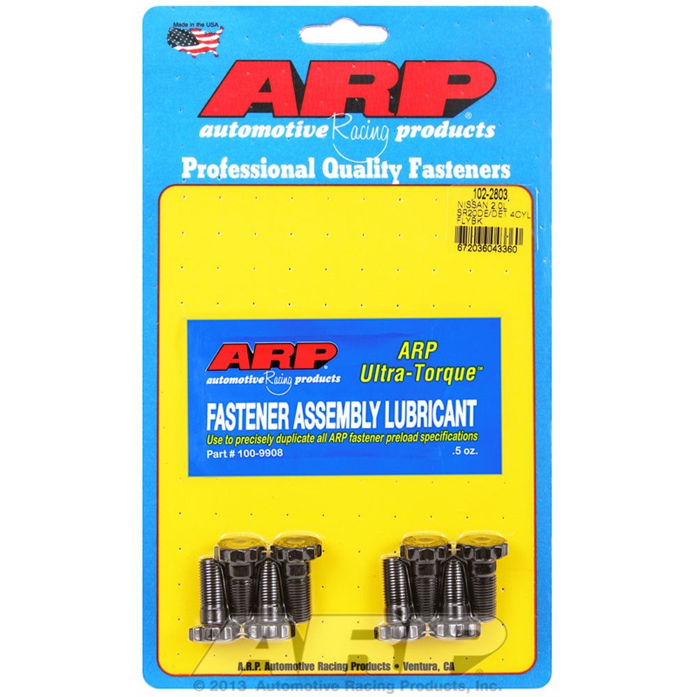 ARP Flywheel Bolt 102-2803; M10x1.0 .925 in. 12pt Chromoly for 89-02 Nissan 2.0L