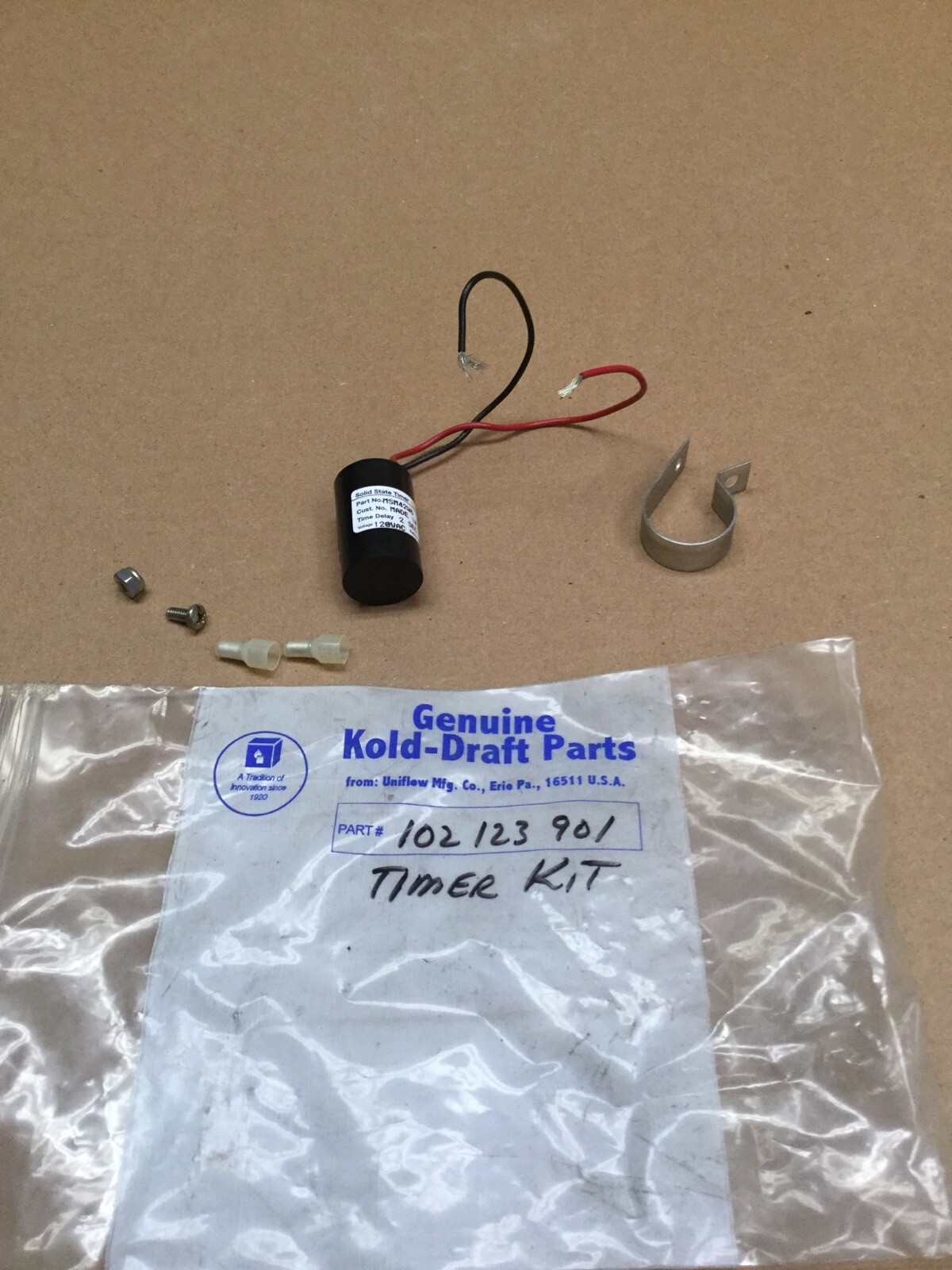 Kold Draft Ice Machine Timer Delay Kit Solid State P/n 102123901