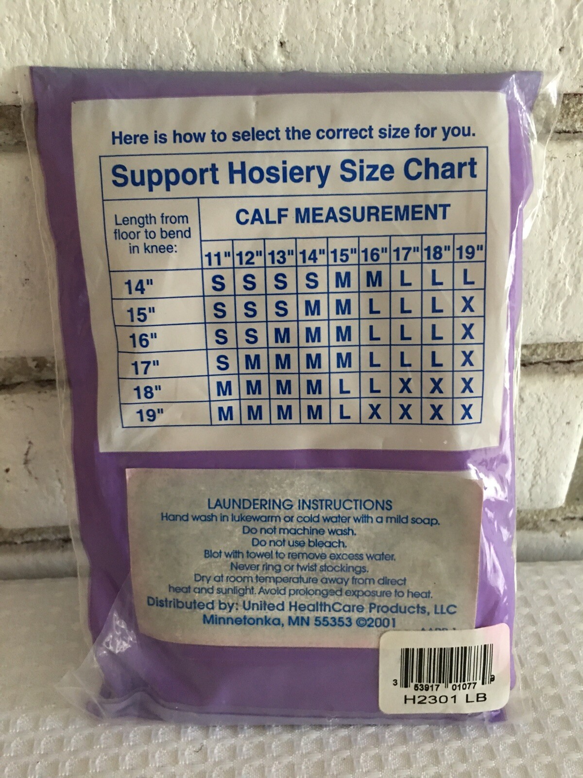 AARP Surgical graduated Support Hosiery Below Knee Closed Toe USA New size Large