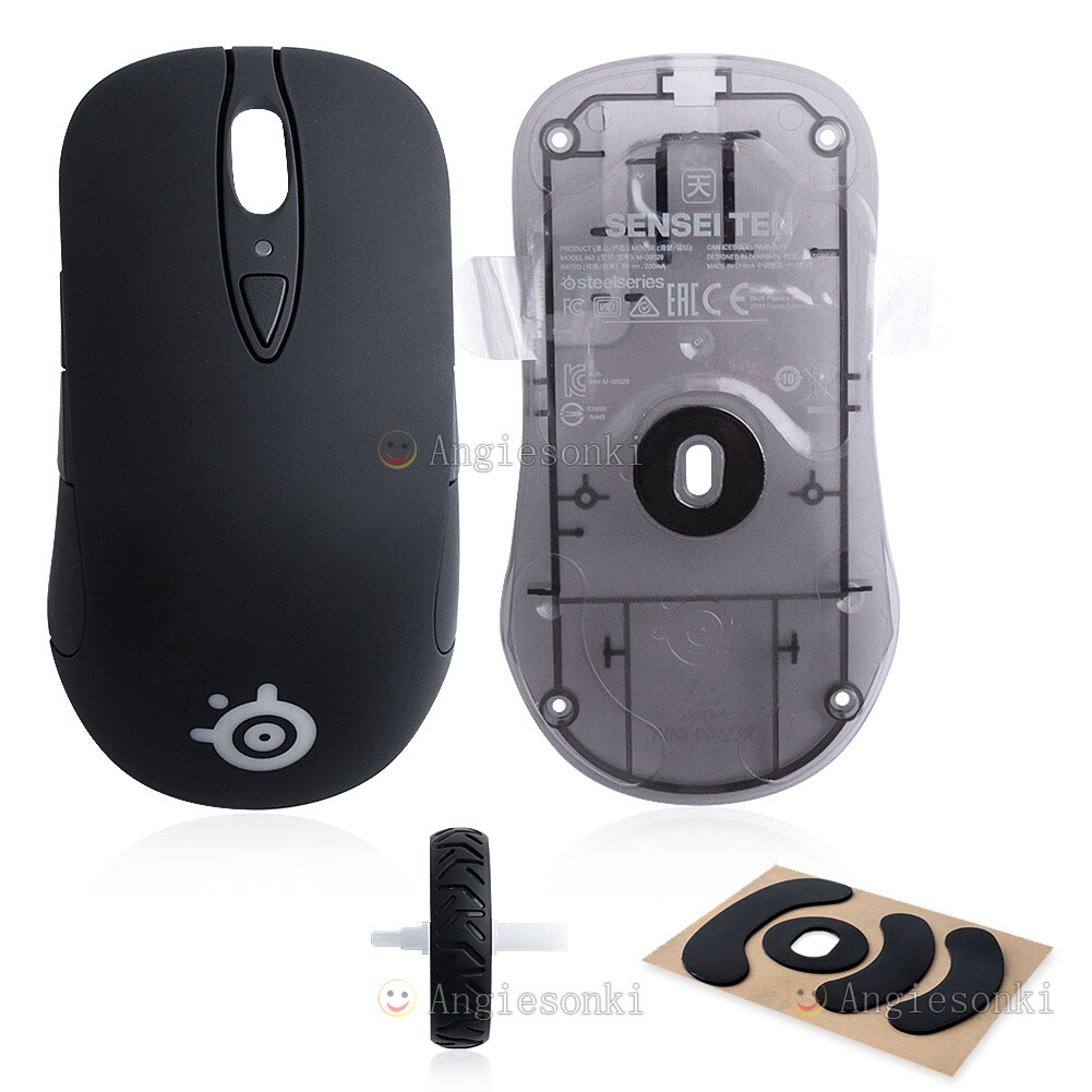 Mouse Top Shell Cover Scroll Wheel Replacement for Steel Series Sensei Ten