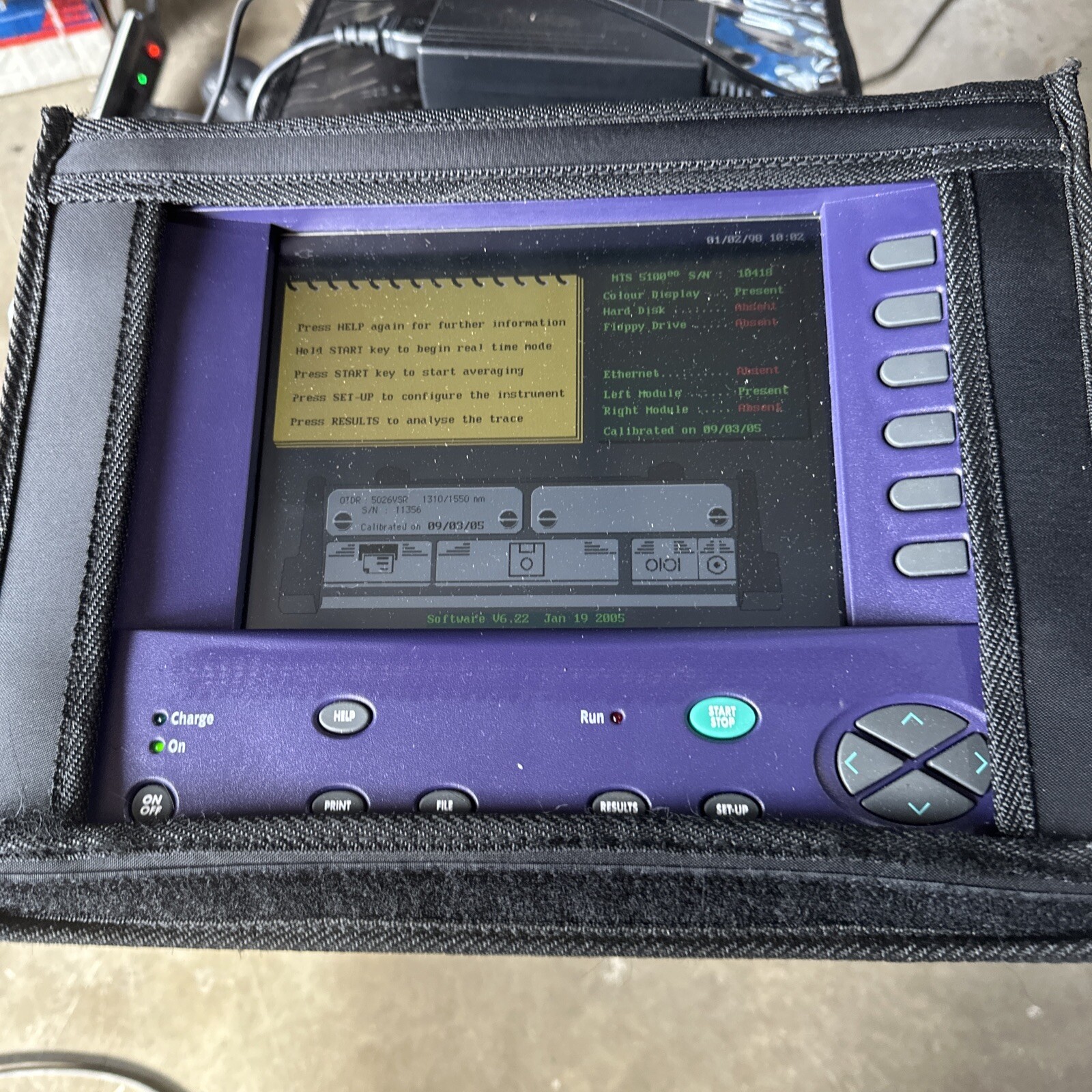 Acterna MTS5000e OTDR 5026VSR Single Mode 1310/1550 nm Module