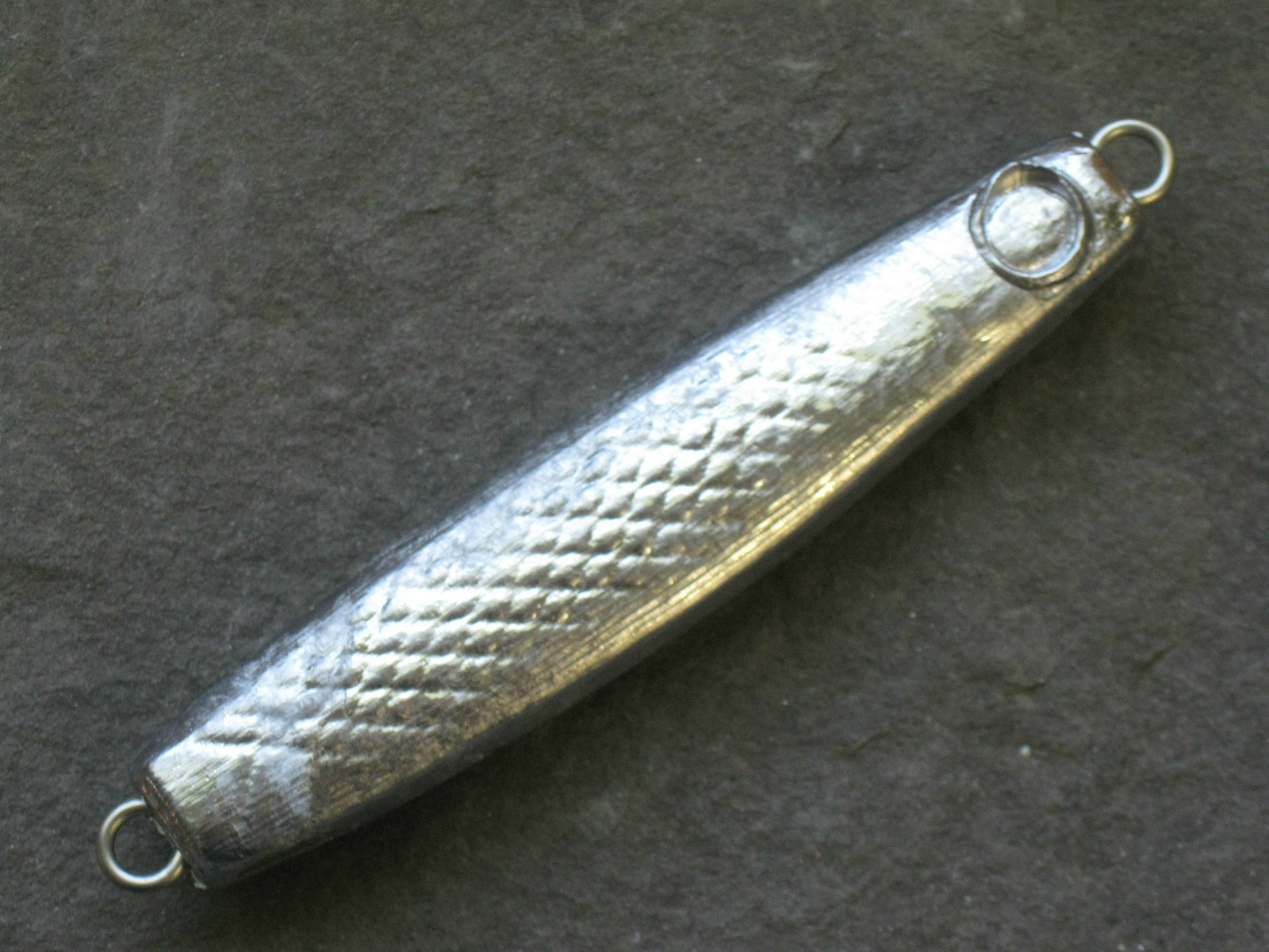 Saltwater fishing jig 20 pack 6oz bar style herring lure no paint or hook