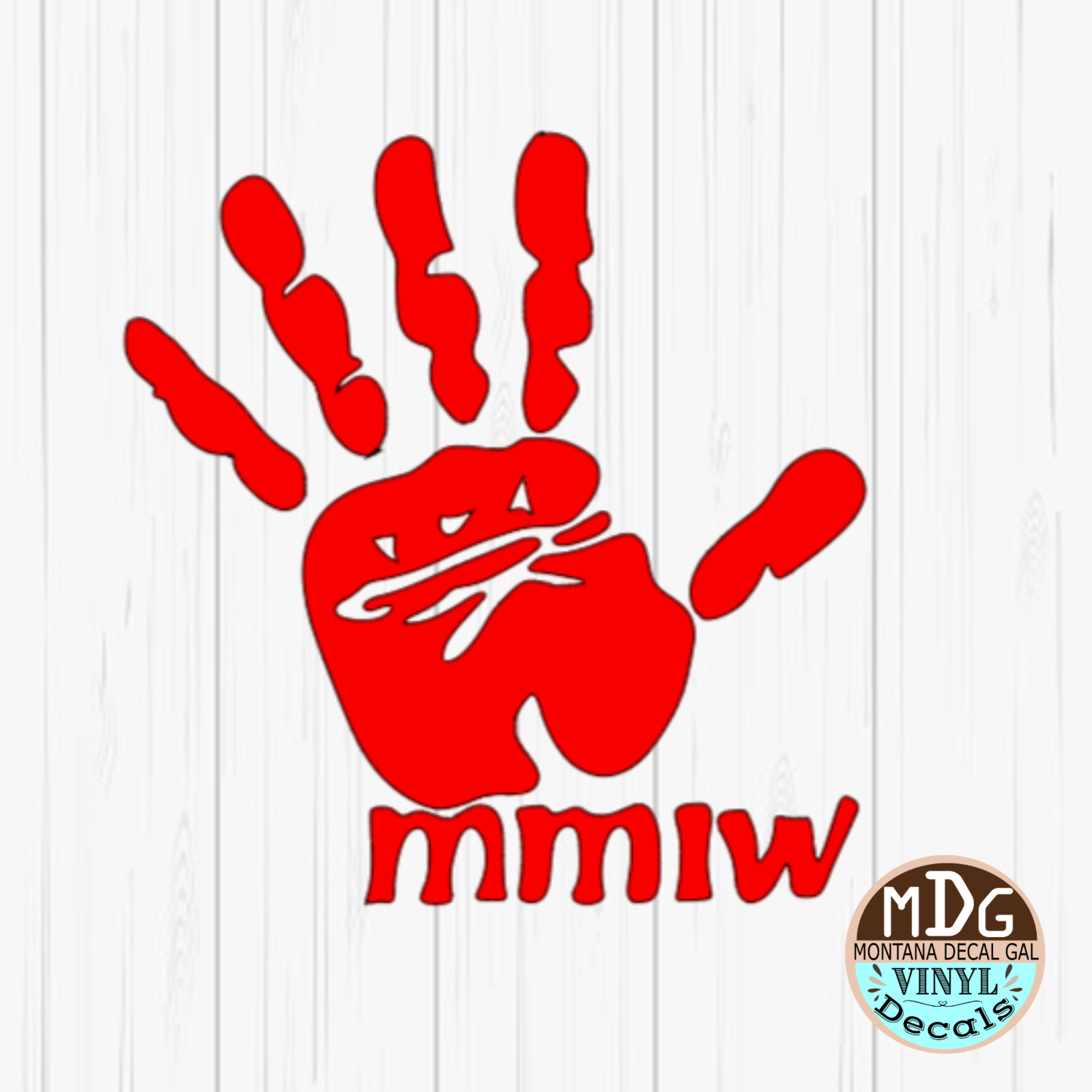 MMIW Decal for car | Missing and Murdered Indigenous Women | MMIW Awareness