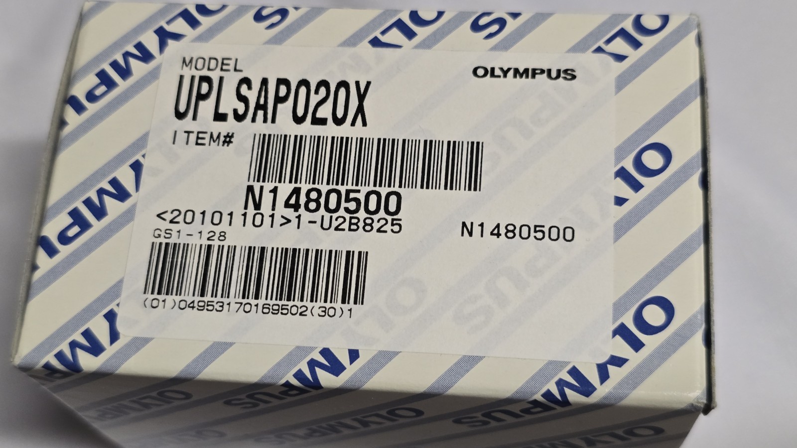 Olympus UPlanSApo 20x / 0.75 Microscope Objective Lens UPLSAPO20X N1480500 - New