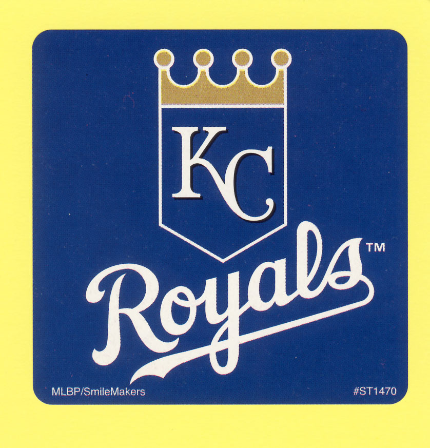 15 Kansas City Royals Logo - Large Stickers - Major League Baseball