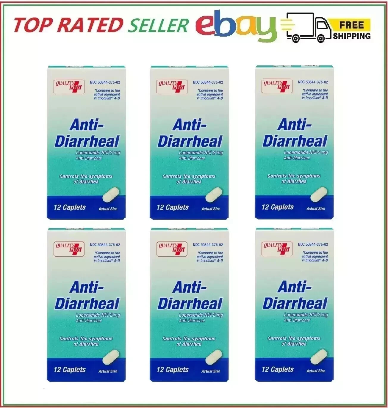 Anti-diarrheal Medicine 2mg Tablets Quality Plus (Pack of 6)