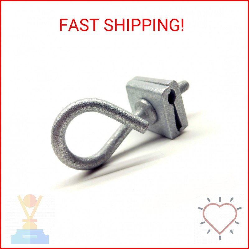 Q-Span Clamp, Galvanized Steel, Mid Span Aerial Drop Cable Suspension Clamp with