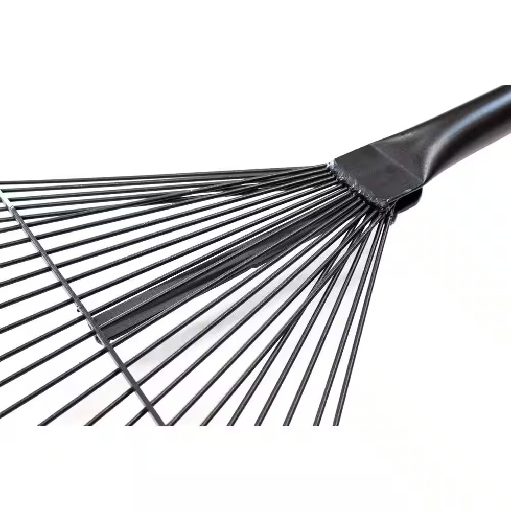 24-Tine Leaf and Thatching Rake with Fiberglass Handle