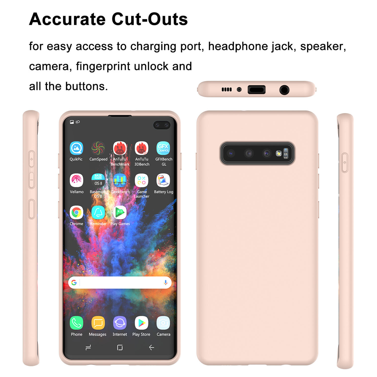 Phone Cover For Samsung Galaxy S10 S10e S10 Plus Silicone Case Shockproof new