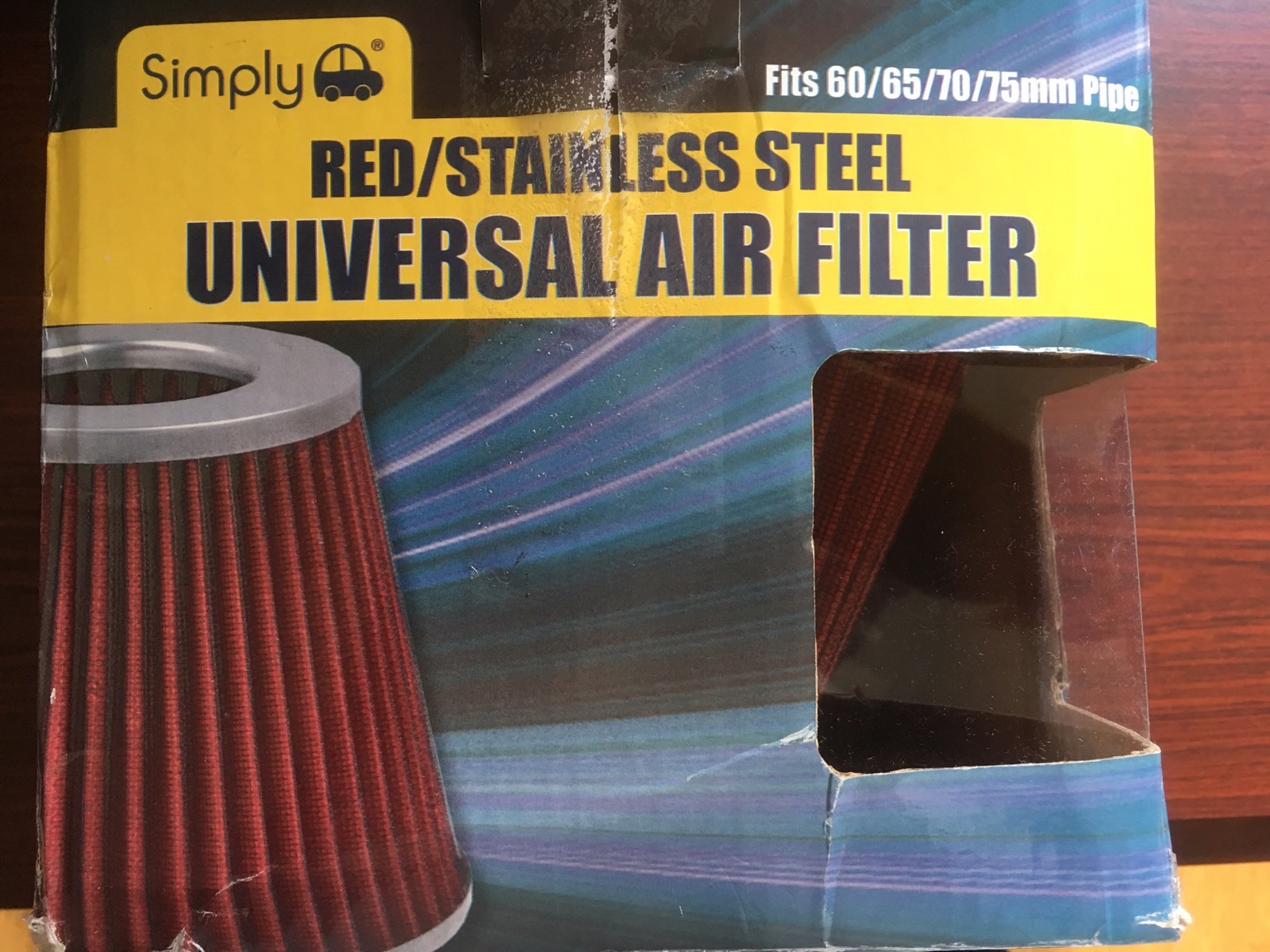 Simply Universal Red Stainless Cone Filter Bnib