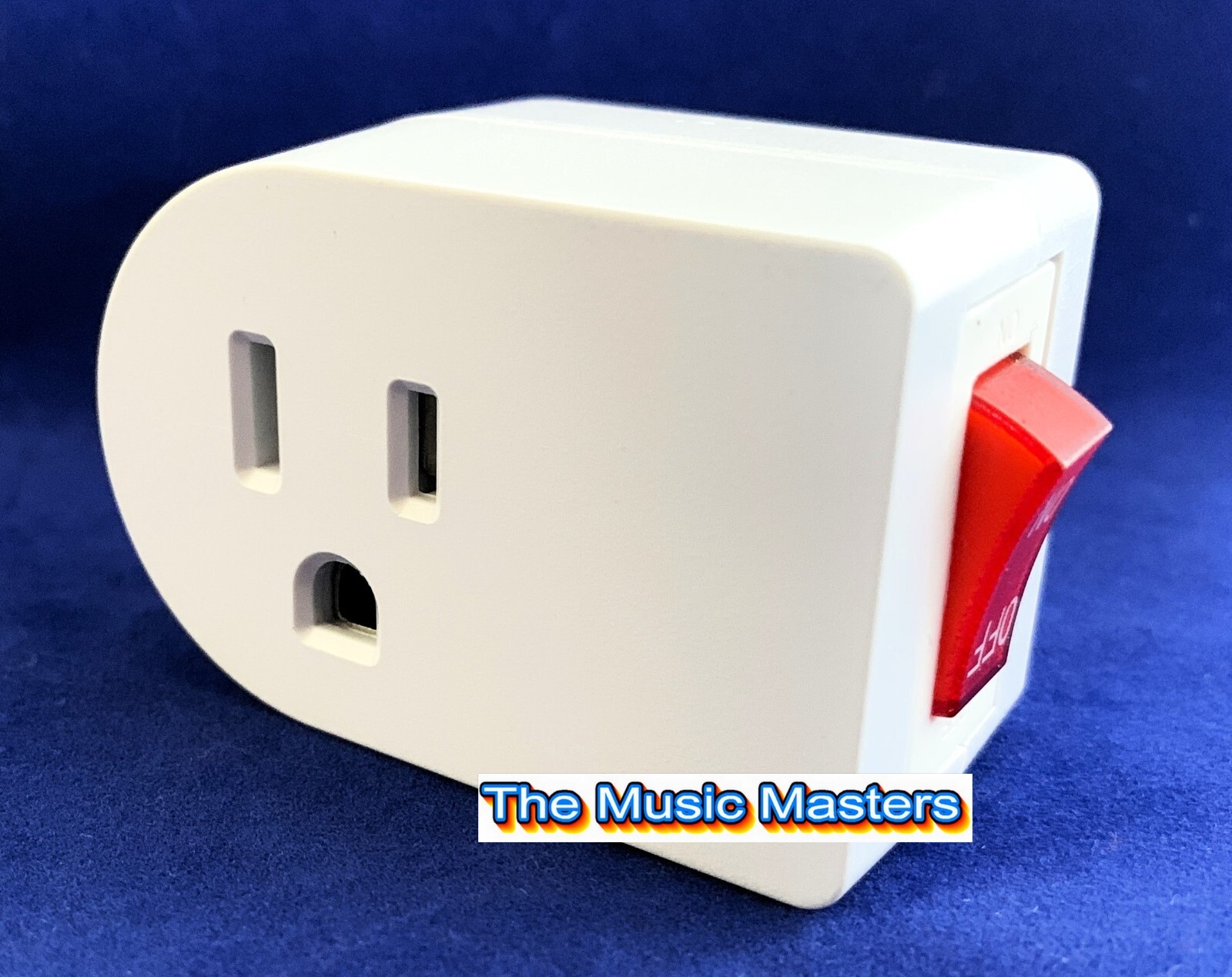 2X Grounded On/Off LIGHTED POWER SWITCH Single AC Wall Plug Electrical Outlet