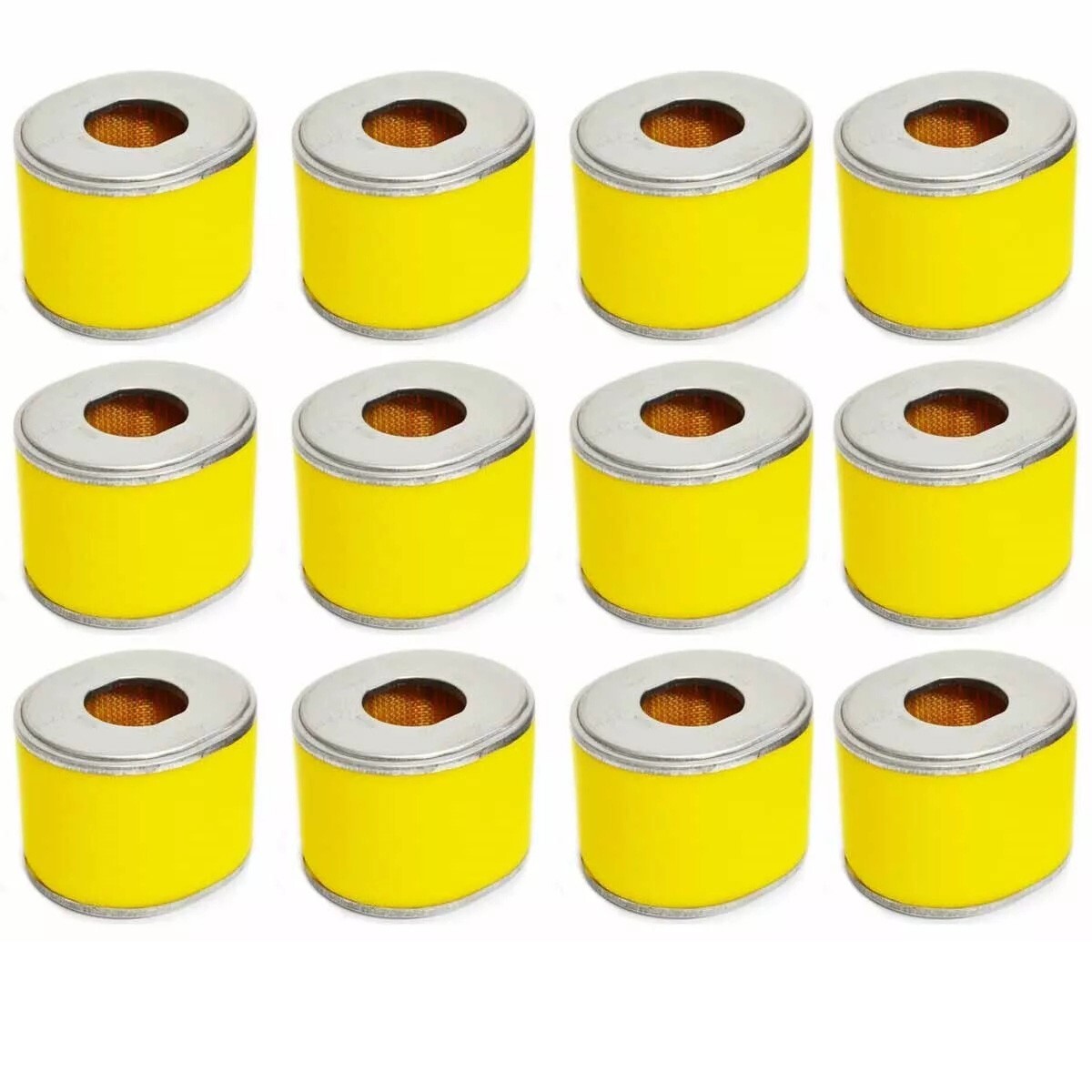 12pcs Air Filter Cleaner Element 8HP & 9HP Fits Honda GX240 & GX270 Engine
