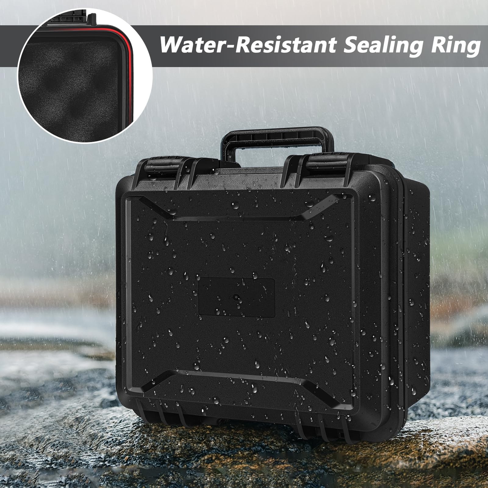 11 Inch Foam Case with Customizable Foam for Test Instruments, Camera Accesso...