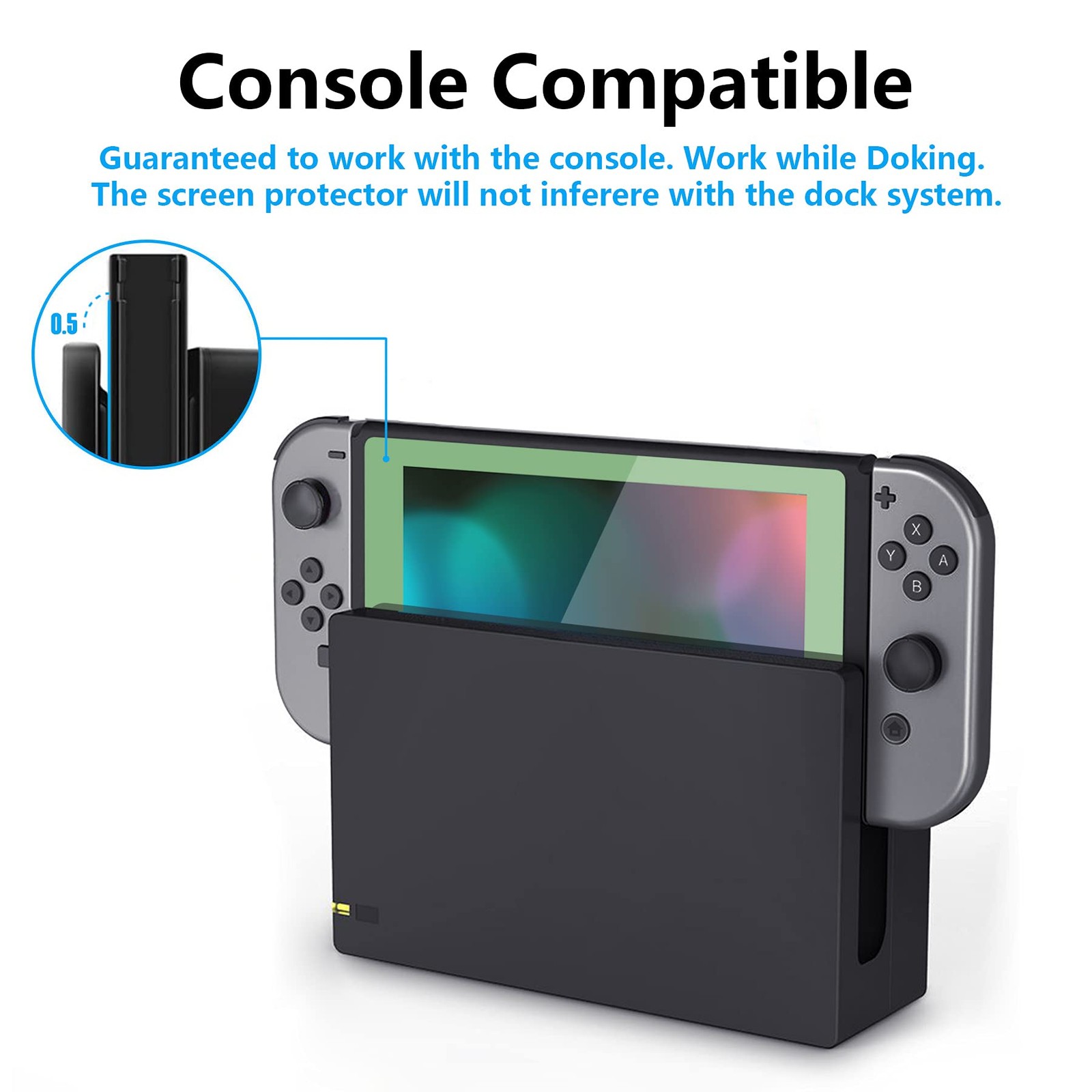 switch protective film matcha green