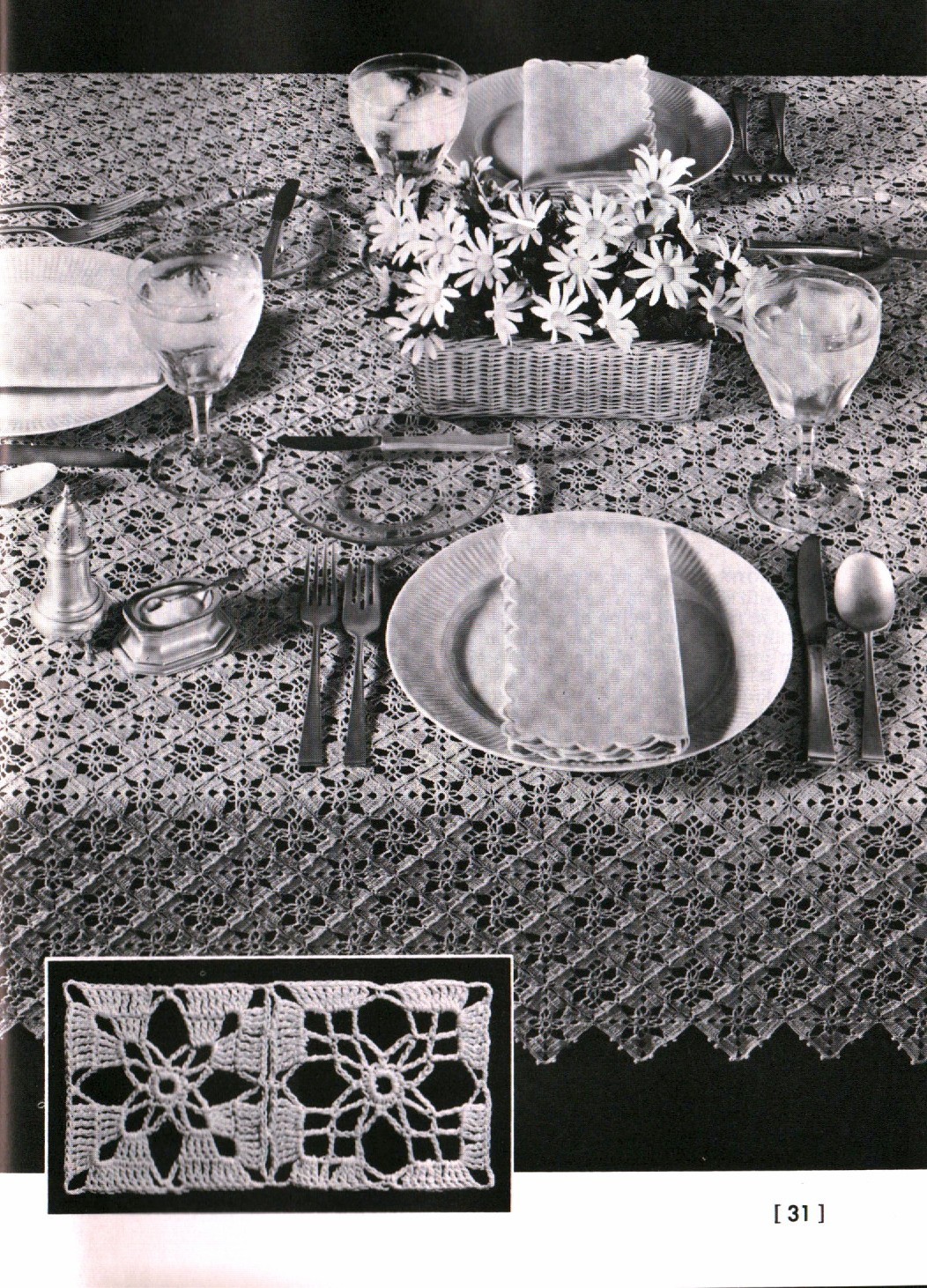 Priscilla Tablecloths & Bedspreads | Coats & Clark 164