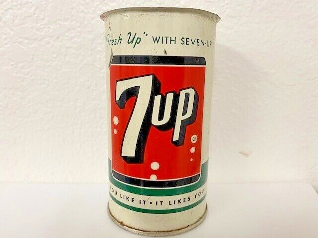 7up flat top Soda Can, Anchorage Alaska Cold Storage Company