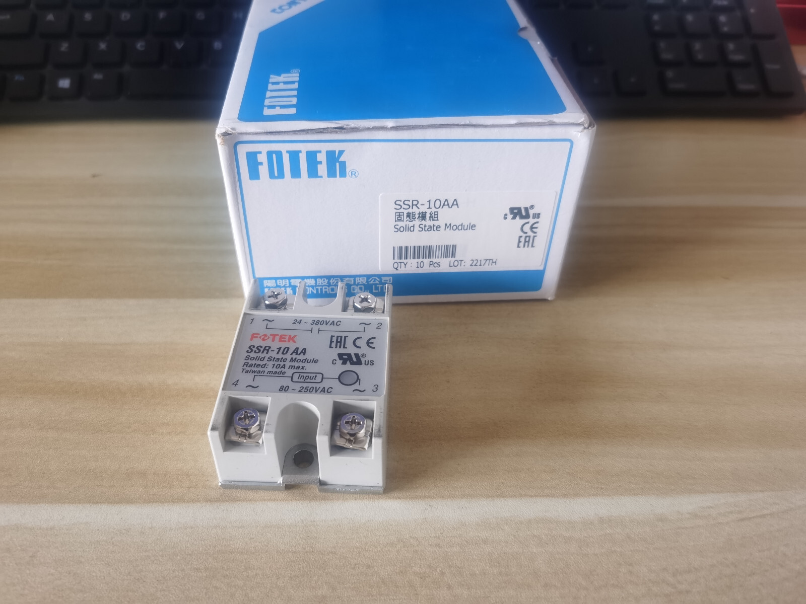 1PCS Fotek SSR-10AA SSR10AA Solid State Module -New #FOT