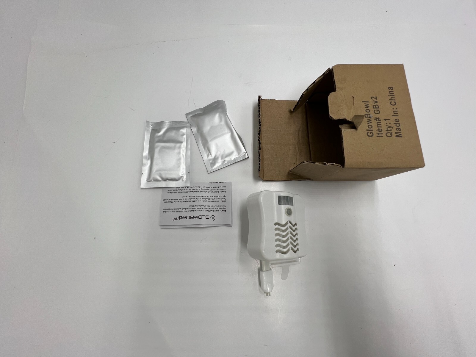 QTY 6 GlowBowl Fresh Motion Activated Toilet NightLight Air Freshener GBv2