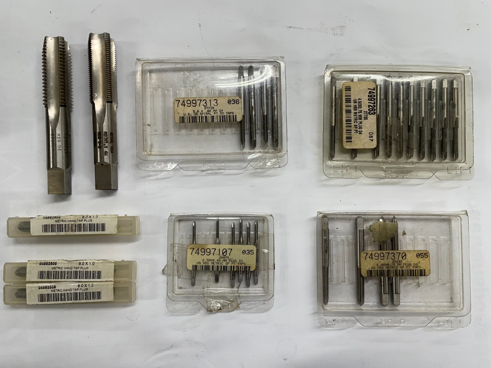 Lot of Misc Metric Hand Tap NOS   M20 X 1.5 M20 X 2.5