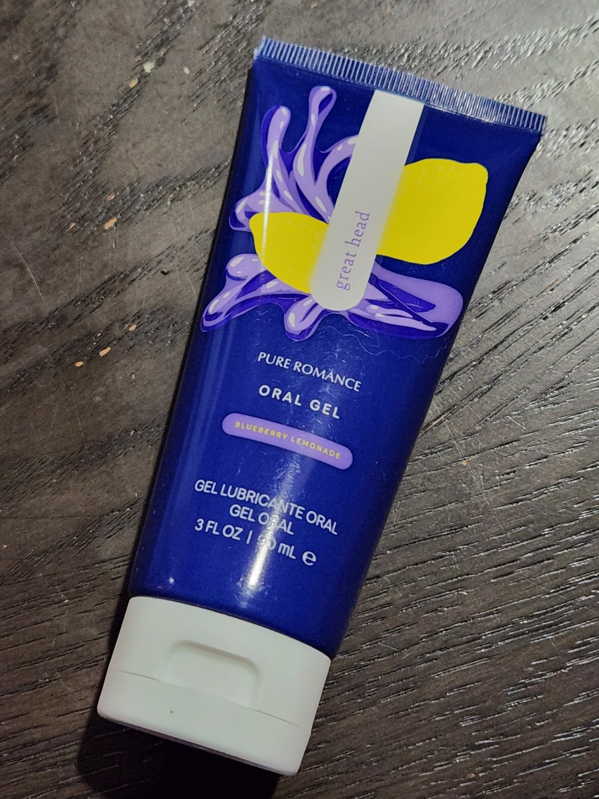 Pure Romance Great Head - Blueberry Lemonade NEW!! Super Deal - Popular Product!