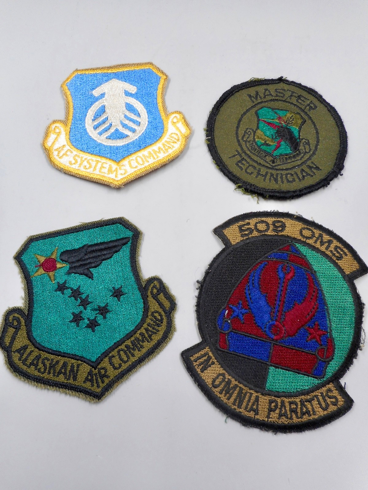 Lot Of 4 Military Patches  Vintage
