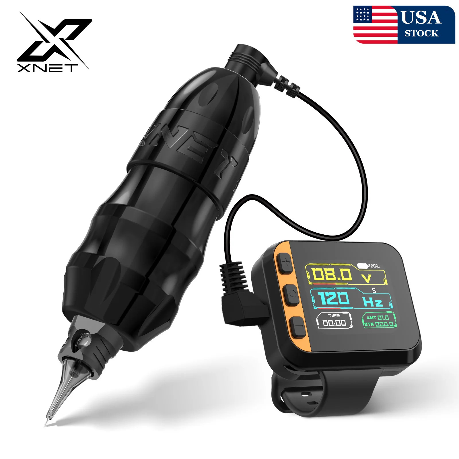 XNET Sita Rotary Tattoo Machine 1600mAh Wireless Watch Power Supply Brushless