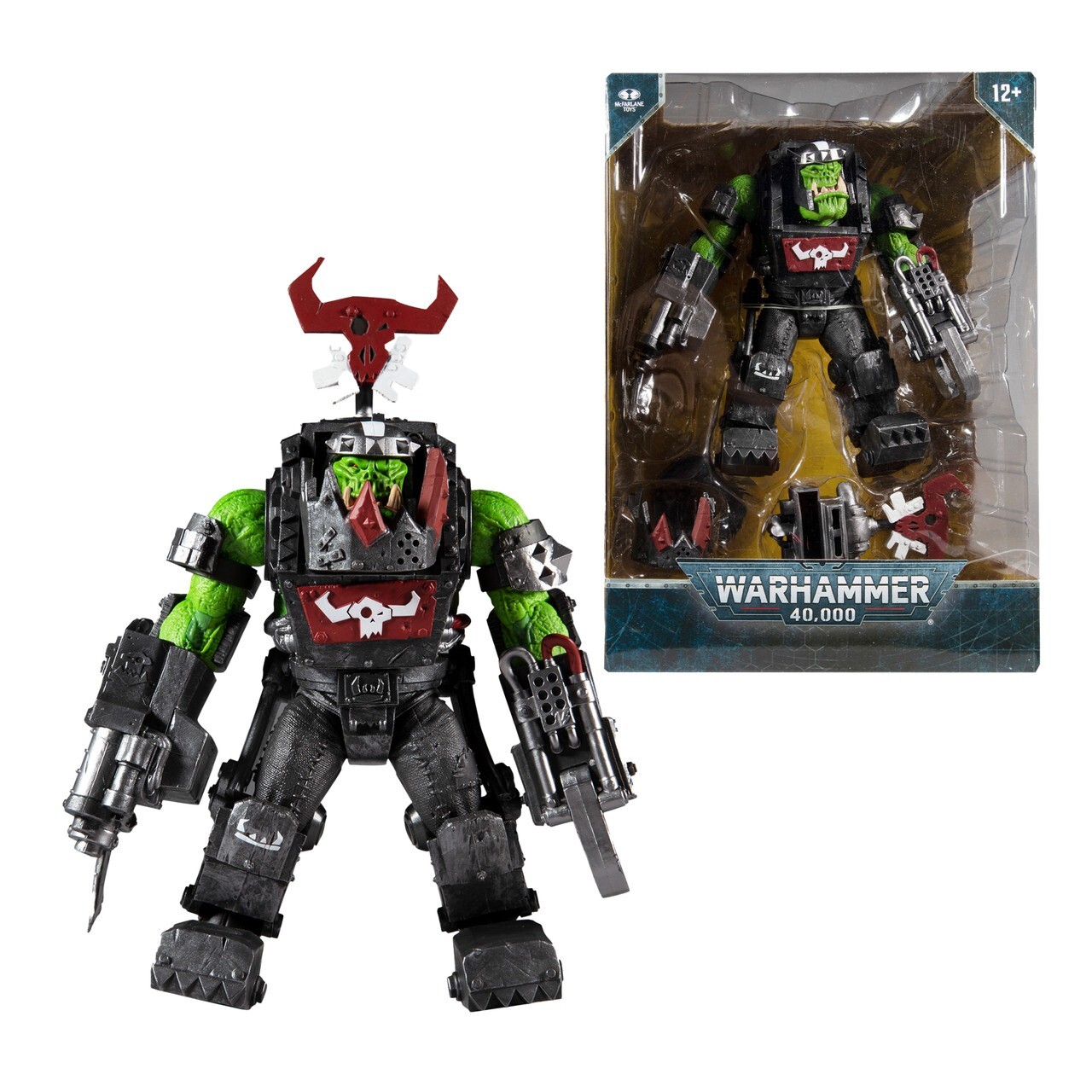 Mcfarlane Warhammer 40k Wave 4 Ork Meganob w/ Shoota Mega Figure Sealed NIB