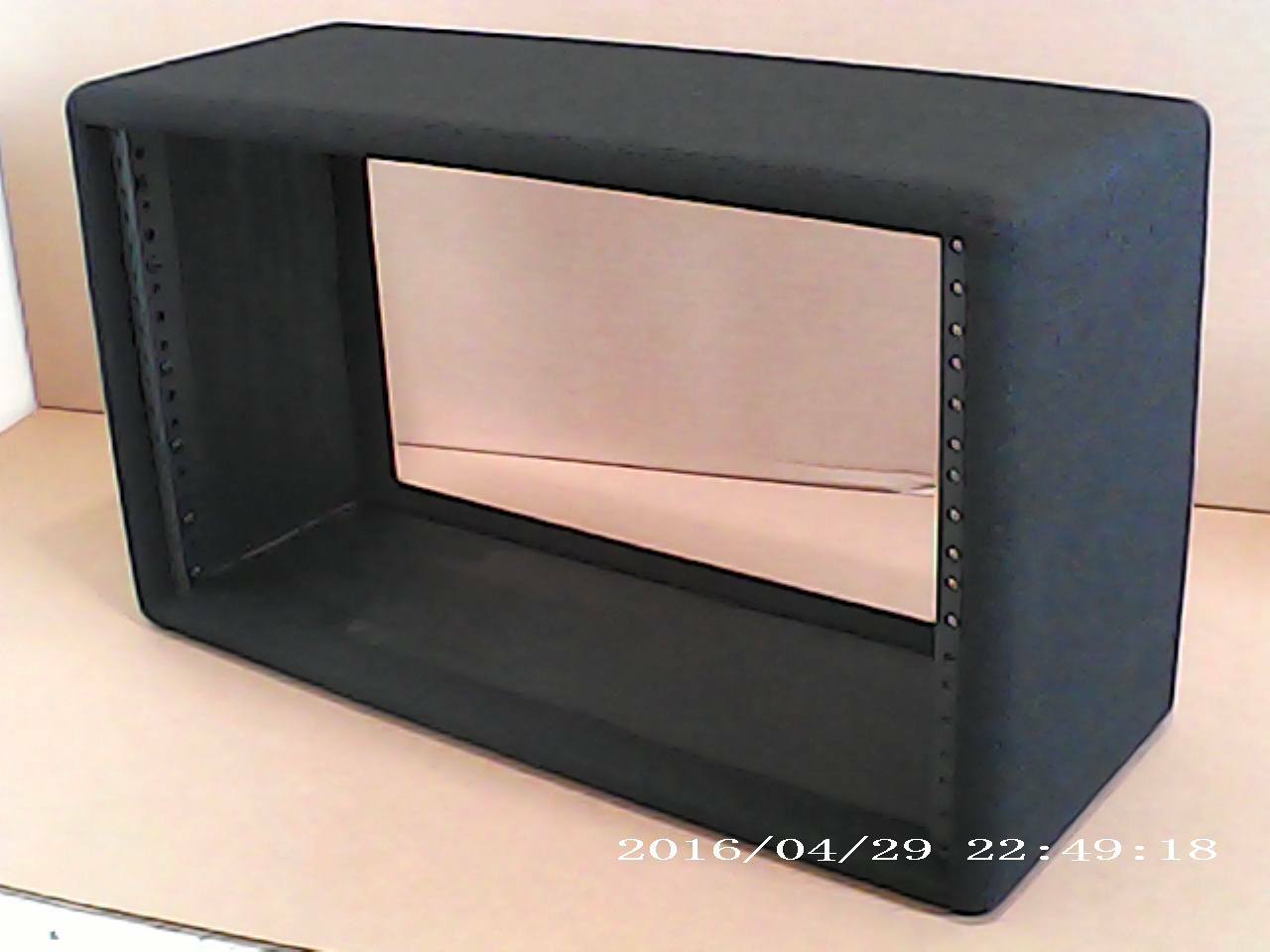 Pearson 6 space simple rack black 8" deep !