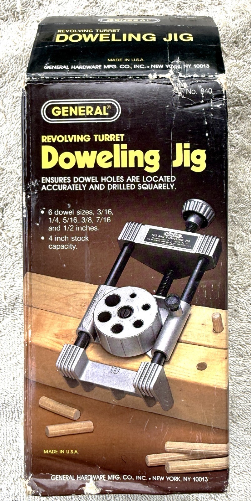 GENERAL DOWELING JIG NO. 840