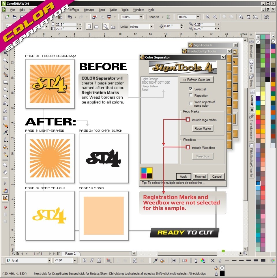 BEST Sign software for Graphtec Vinyl Plotter, CorelDRAW & Adobe illustrator
