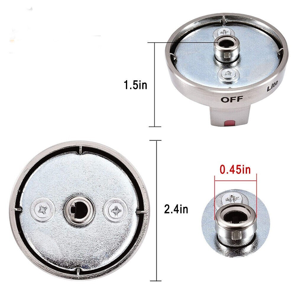 Range Burner Control Knob Compatible with SAMSUNG Range DG64-00473A