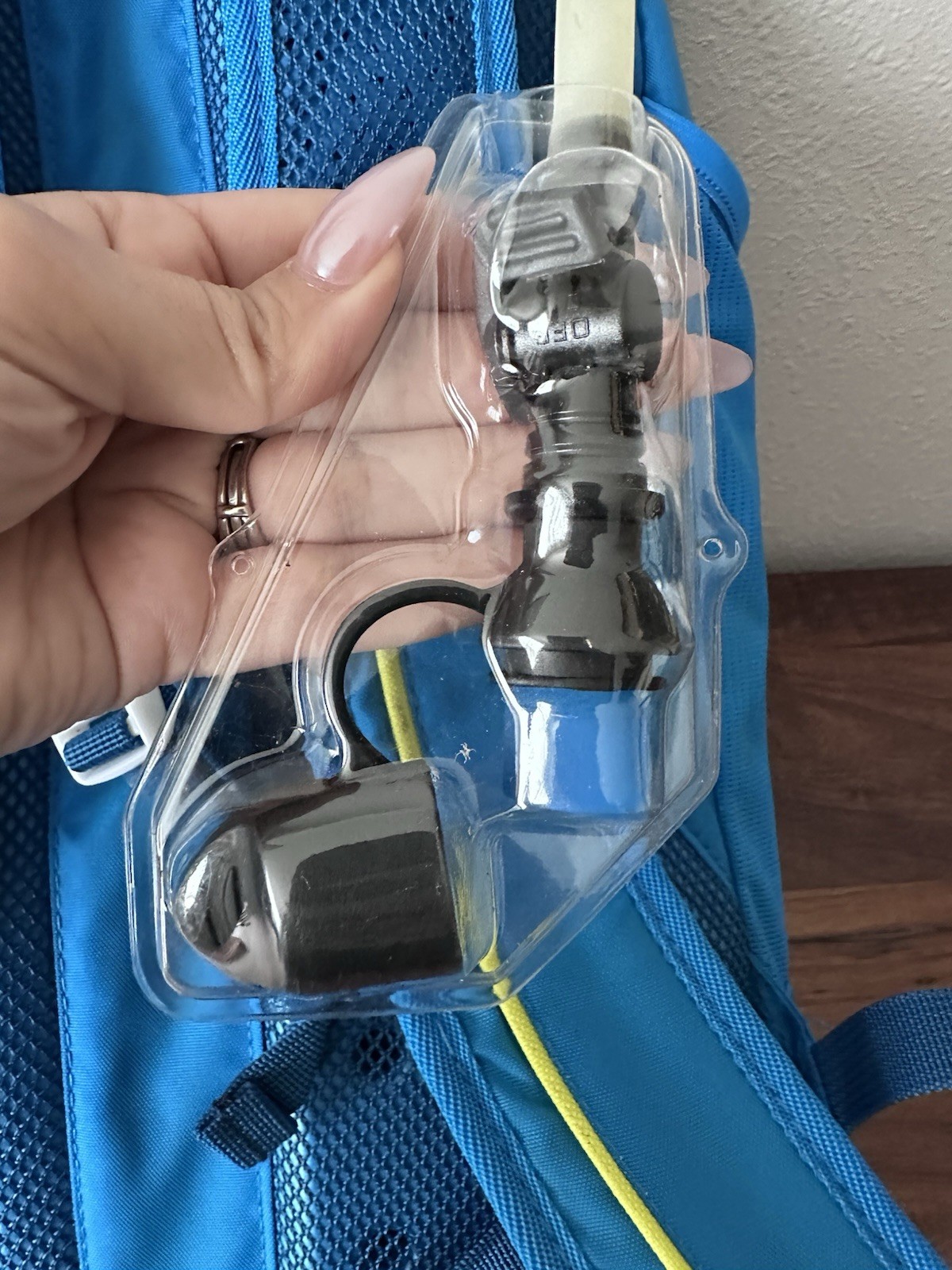 NOS Iron Man H2O 2 Liter Hydration Backpack Blue