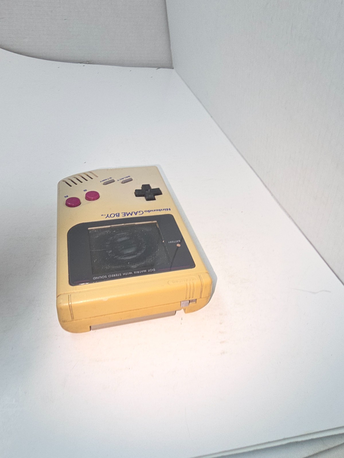 Powers On & works Gameboy Original DMG-01 Console needs new LCD #E4