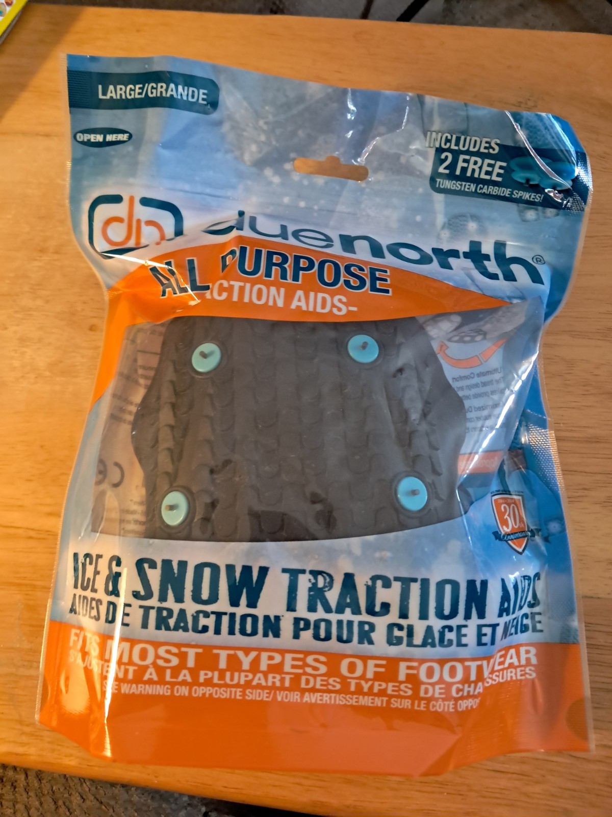 Traction Aids Due North All Purpose Large Size Men 10.5/13 Women 11.5/13 US Snow