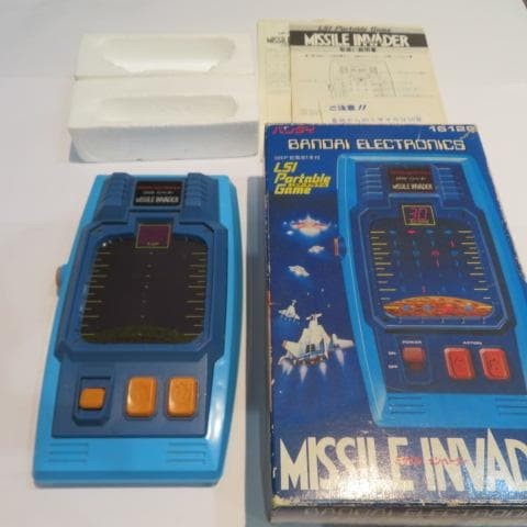 BANDAI Missile Invader Electronic Game LSI boxed tested working |Duty Free|