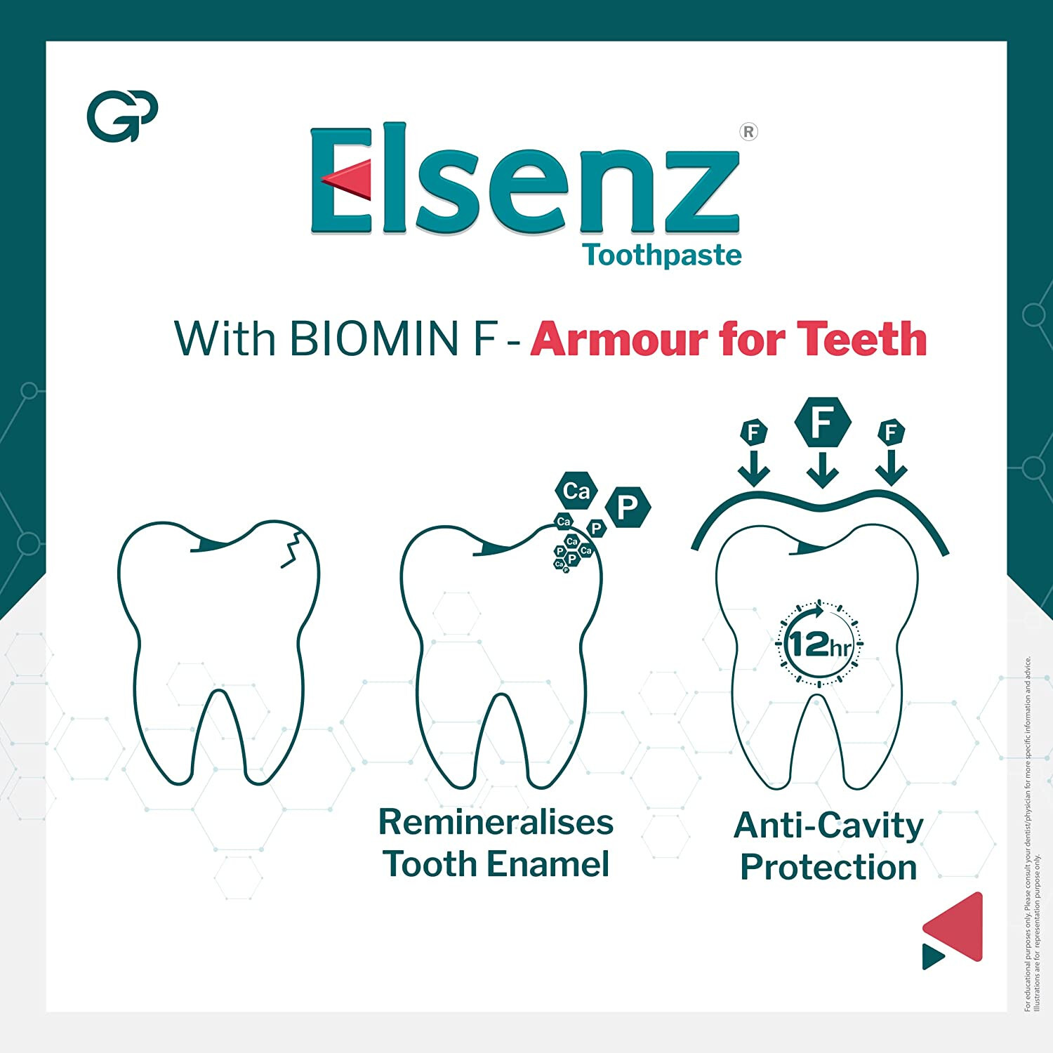 Elsenz Anti Cavity Toothpaste Pack of 3