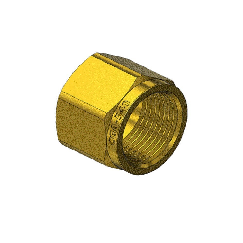 Superior N-71 As Western 62 Inlet Nut CGA-540 N-71 Oxygen Regulator