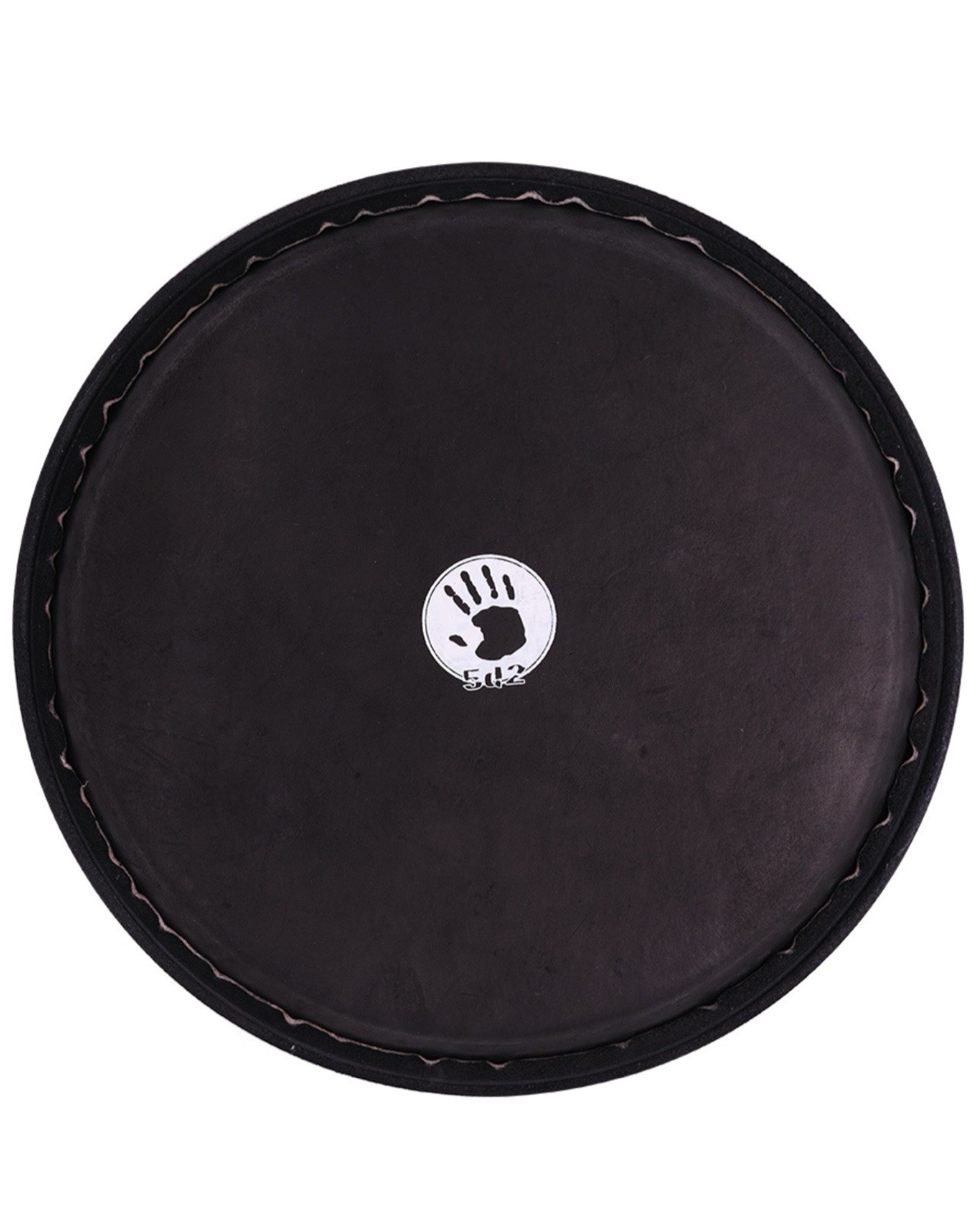 Conga Drumhead, Tucked, 11.00” BLACK RAWHIDE GRAPHIC, 5d2. For Quinto