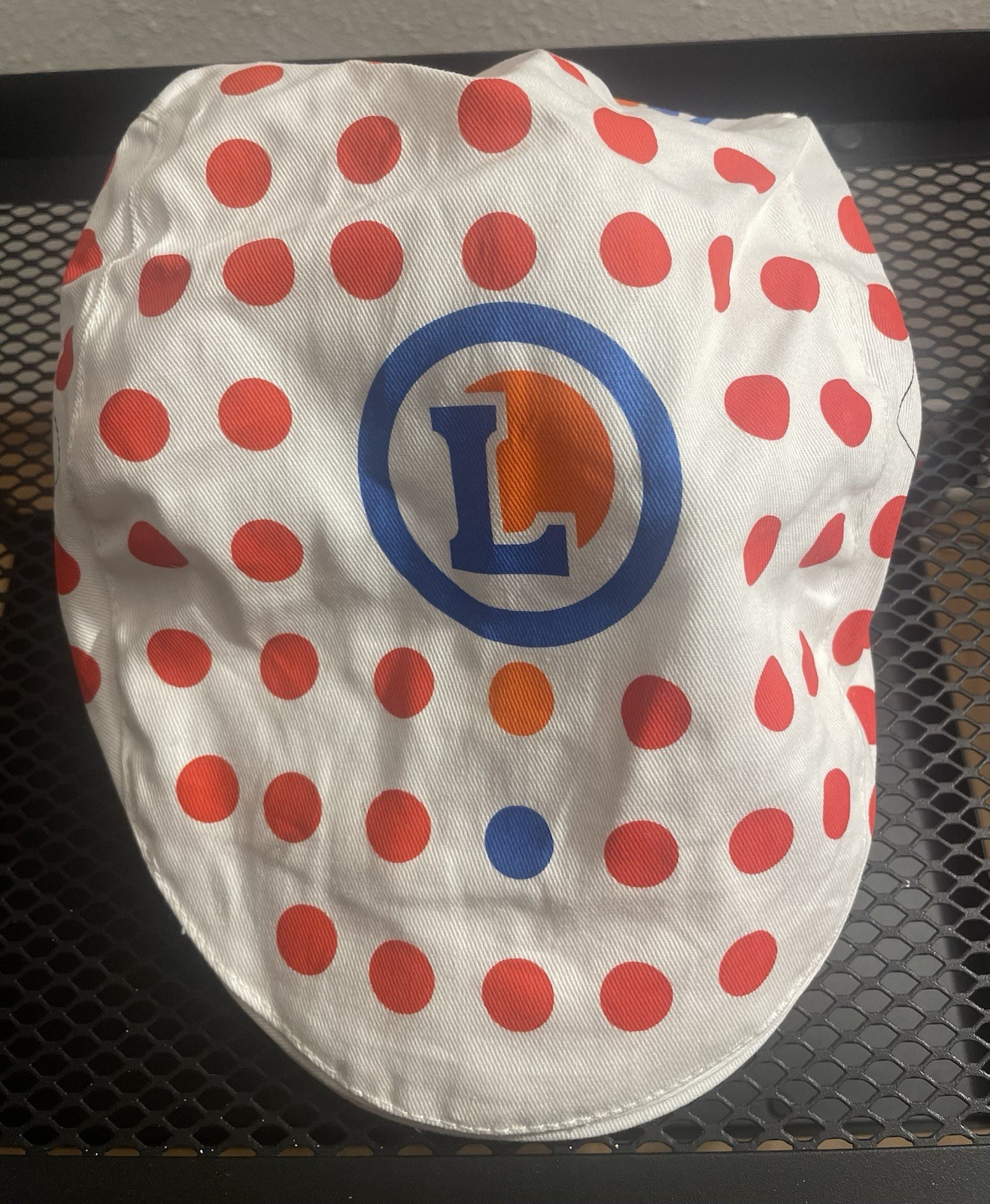 TOUR de FRANCE POLKA DOT Jersey Best Climber Golf Style Hat E. Leclerc New