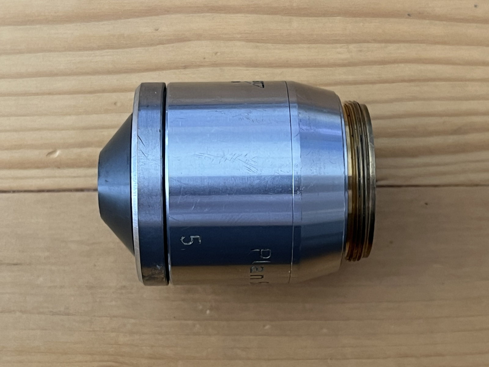 Reichert Austria 5 Plan 5x / 0.10 Epi Microscope Objective Lens